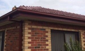 Manor red gutter and fascia