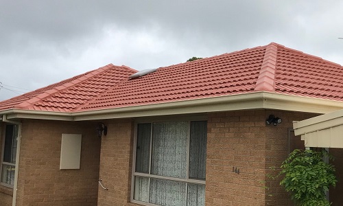 cream gutter with cream fascia cover